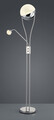 Lampadar Chris, TRIO, 30x180 cm, 18W / 3.8W, 2x SMD, metal, argintiu