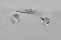 Plafoniera Arosa, TRIO, 52.5x10x19 cm, 28W, 2x E14, metal, argintiu/gri