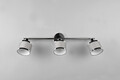 Plafoniera Arosa, TRIO, 80.5x10x19 cm, 28W, 3x E14, metal, argintiu/gri