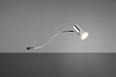 Aplica de perete Giada, TRIO, 5.4x34.3x11.4 cm, 5W, 1x GU10, metal, argintiu