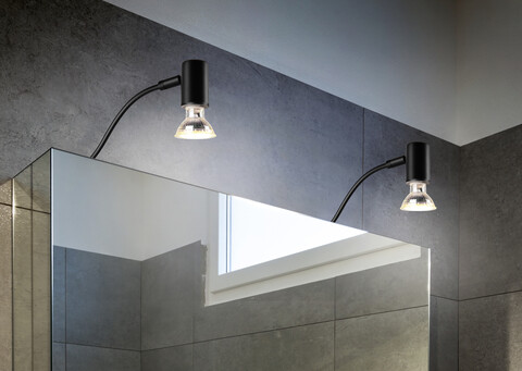 Aplica de perete Giada, TRIO, 5.4x34.3x11.4 cm, 5W, 1x GU10, metal, negru mat