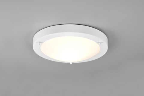 Plafoniera Condus, TRIO, 31.5x8 cm, 60W, 1x E27, metal, alb