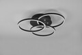 Plafoniera Circle, RL, 43.5x9.5 cm, 27W, 1x SMD, metal, negru mat