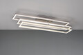 Plafoniera Corso, RL, 66x60x10 cm, 36W, 1x SMD, metal, nichel mat