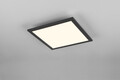 Plafoniera Beta, RL, 29.5x29.5x5 cm, 13W, 1x SMD, metal, negru mat/alb