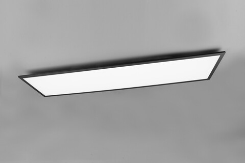 Plafoniera Gamma, RL, 119.5x29.5x5 cm, 33.5W, 1x SMD, metal, negru mat