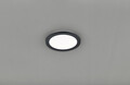 Plafoniera Camillus, RL, 26x3 cm, 13W, 1x SMD, plastic, negru mat
