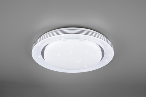 Plafoniera Atria, RL, 48x7.5 cm, 21W, 1x SMD, plastic, alb
