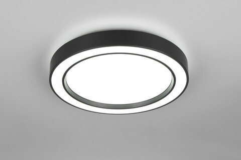 Plafoniera Arco, RL, 40x7.5 cm, 22W, 1x SMD, plastic, negru mat