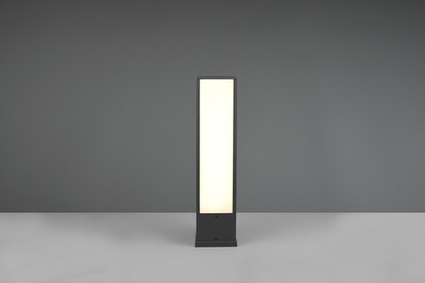 Lampadar de exterior Fuerte, TRIO, 15x15x60 cm, 15W, 1x SMD, aluminiu, antracit