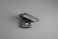 Aplica de perete pentru exterior cu senzor Horton, TRIO, 15x12 cm, 8W, 1x SMD, aluminiu, antracit