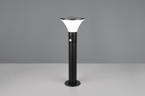 Lampadar de exterior Gorda, RL, 17.5x50 cm, 3.5W, 1x SMD, metal, negru mat