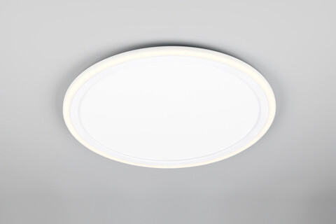 Plafoniera Cora, RL, 45x3 cm, 16W / 1.5W, 2x SMD, plastic, alb
