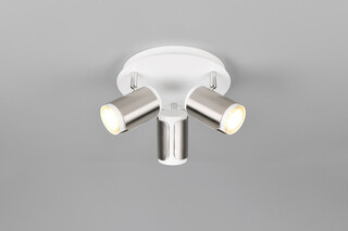 30x16 cm, Nichel mat;Alb