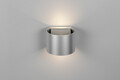 Aplica de perete rotunda pentru exterior Genie, RL NOW, 14x12x10 cm, 1W, 2x SMD, plastic, titaniu