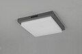 Plafoniera patrata pentru exterior Bermejo, TRIO, 30x30x5.7 cm, 14W, 1x SMD, metal, antracit/alb