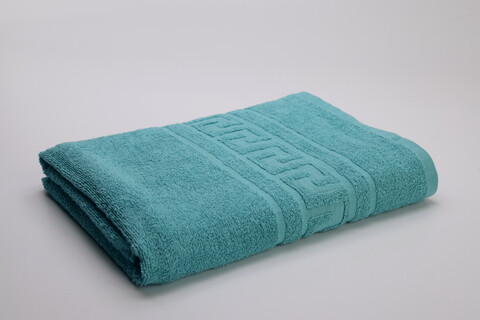 Prosop de baie Greek Border, ET 2000 IMPEX, 70x130 cm, bumbac, turcoaz