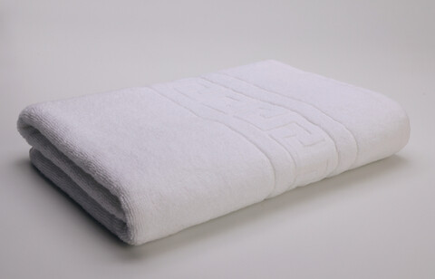 Prosop de baie Greek Border, ET 2000 IMPEX, 70x130 cm, 380 gr, bumbac, alb