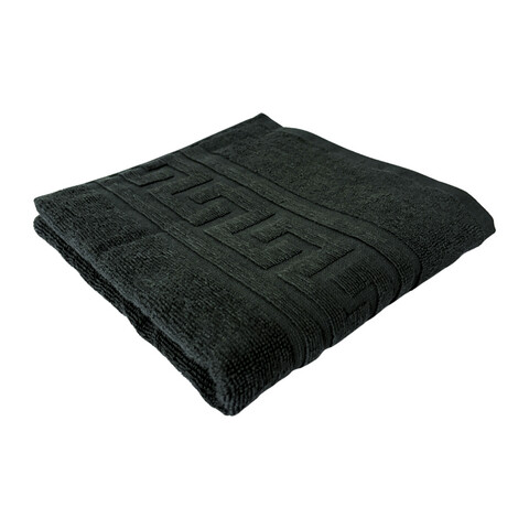 Prosop de baie Greek Border, ET 2000 IMPEX, 70x130 cm, bumbac, negru