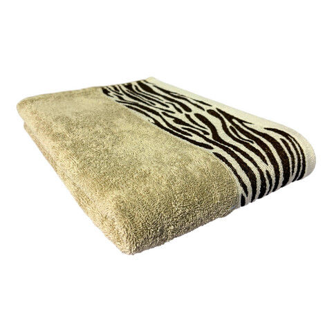 Prosop de baie Waves, ET 2000 IMPEX, 70x130 cm, bumbac, bej