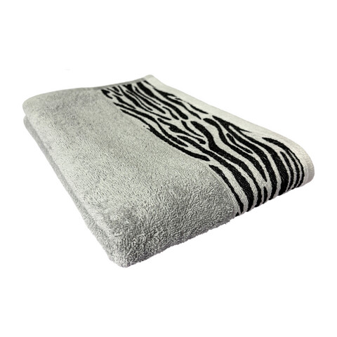 Prosop de baie Waves, ET 2000 IMPEX, 70x130 cm, bumbac, gri