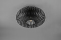 Plafoniera Johann, TRIO, 40x17 cm, 60W, 1x E27, metal, negru mat