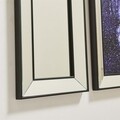 Set tablou si 2 oglinzi decorative T812, Neostill, sticla temperata, 70 x 70 cm/30 x 70 cm