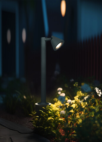 Lampadar de exterior Kaveri, TRIO, 10x60.5 cm, 5W, 1x GU10, aluminiu, antracit