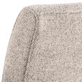 Scaun Adele, Actona, 50.5x64.5x84.5 cm, tesatura Boucle/otel, bej