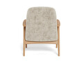 Fotoliu Auckland, Actona, 71x84x83 cm, tesatura Chenille/lemn de stejar, bej