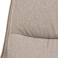 Fotoliu Bosley, Actona, 72x84x93 cm, rotativ, tesatura structurata/otel, bej