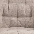 Scaun Brooke, Actona, 57x54.5x82 cm, rotativ, tesatura Boucle/otel, bej