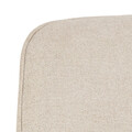Scaun Carlton, Actona, 52x56x83.5 cm, rotativ, poliester/otel, bej