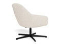 Fotoliu Claremore, Actona, 74x72x81 cm, rotativ, tesatura Boucle/otel, crem