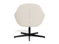 Fotoliu Claremore, Actona, 74x72x81 cm, rotativ, tesatura Boucle/otel, crem