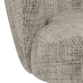 Scaun Darlene, Actona, 58.5x60x80 cm, rotativ, tesatura Chenille/otel, gri