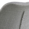 Scaun de bar Dima, Actona, 48.5x55x111.5 cm, poliester/otel, lemn de cauciuc, gri deschis