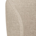 Scaun de bar Eleanor, Actona, 53x56x110 cm, rotativ, tesatura structurata/otel, bej