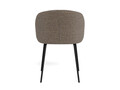 Scaun Eleanor, Actona, 55.5x55x79 cm, tesatura structurata/otel, gri maro deschis