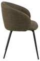 Scaun Eleanor, Actona, 55.5x55x79 cm, tesatura structurata/otel, verde
