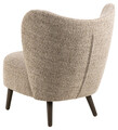 Fotoliu Elmont, Actona, 71x75x80 cm, tesatura structurata/lemn de stejar, mocca