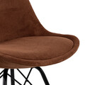Scaun Eris, Actona, 48.5x54x85.5 cm, tesatura corduroy/otel, cupru