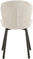 Scaun Esra, Actona, 50x58x86 cm, poliester/otel, bej