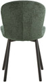 Scaun Esra, Actona, 50x58x86 cm, poliester/otel, verde
