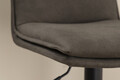 Scaun de bar Flynn, Actona, 44x53x107 cm, rotativ, poliester/otel, antracit