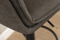 Scaun de bar Flynn, Actona, 44x53x107 cm, rotativ, poliester/otel, antracit