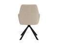 Scaun Glenda, Actona, 61x63x88.5 cm, rotativ, tesatura structurata/otel, bej