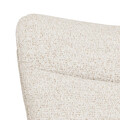 Scaun Grafton, Actona, 50.5x65x96.5 cm, rotativ, tesatura Boucle/otel, crem