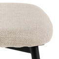 Scaun Ilsa, Actona, 54.5x60x84.5 cm, tesatura structurata/otel, bej