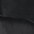 Scaun Lima, Actona, 54x55x82 cm, catifea/otel, negru